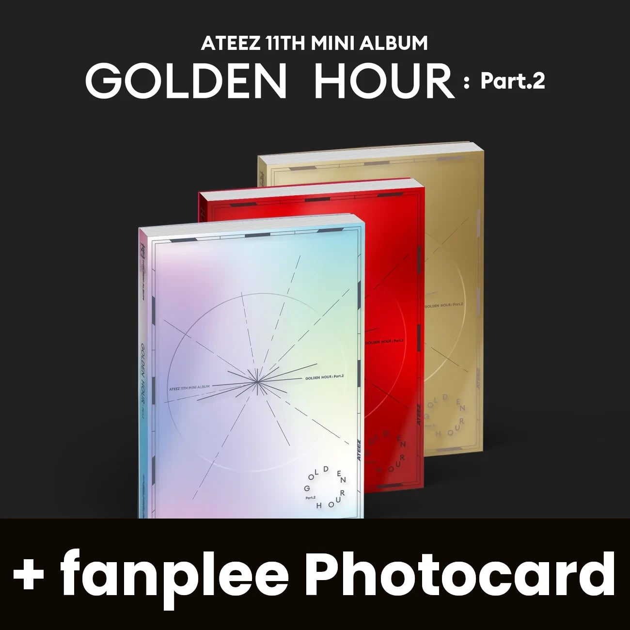 ATEEZ - GOLDEN HOUR: PART.2 + fanplee Photocard Nolae