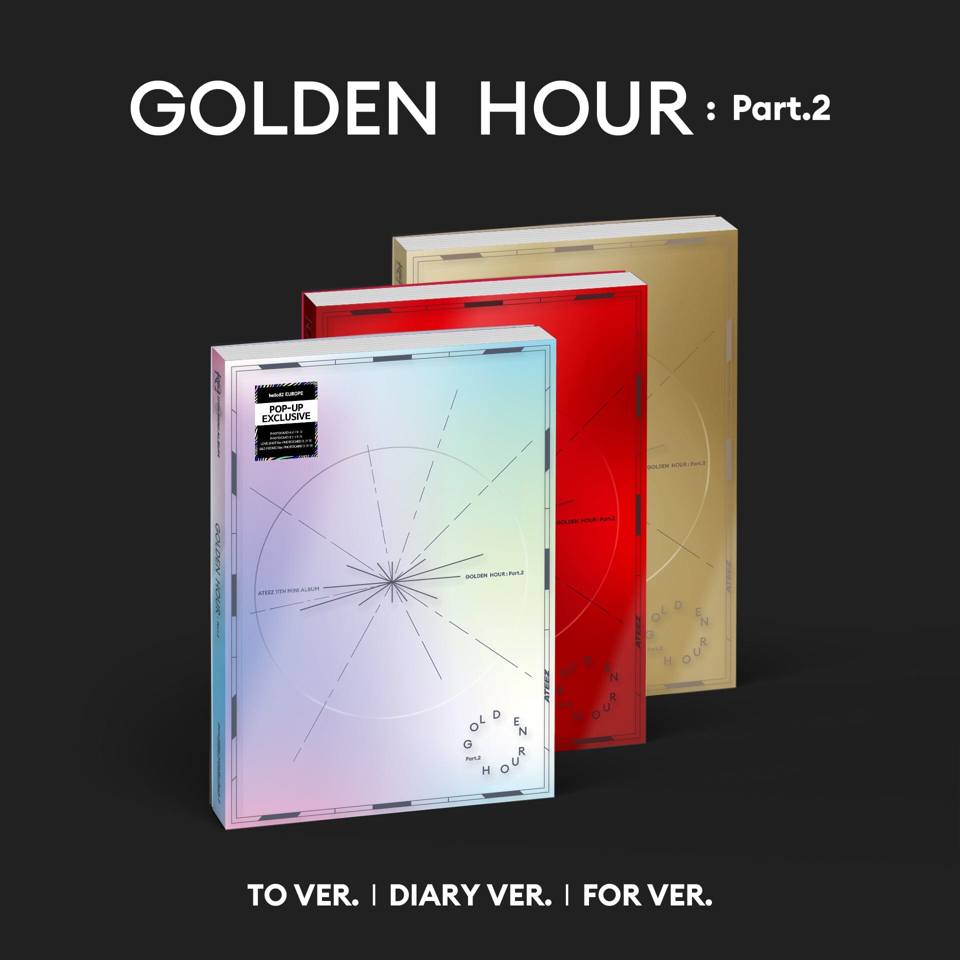 ATEEZ - GOLDEN HOUR: PART.2 (Pop-up Exclusive) Nolae