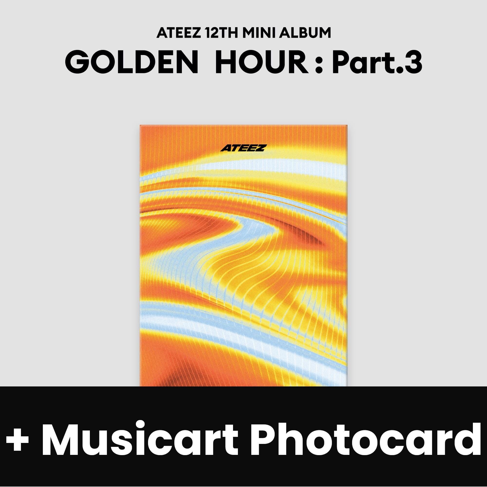 ATEEZ - GOLDEN HOUR : PART.3 (POCA ALBUM VER.) + Musicart Photocard Nolae