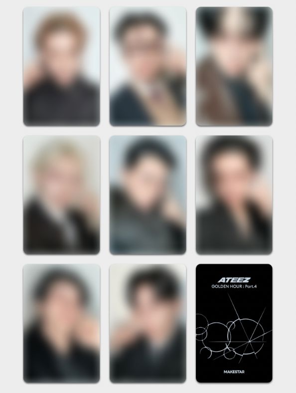 ATEEZ GH4 未開封 poca album MAKESTAR トレカ ATEEZ - GOLDEN HOUR : PART.4 (POCA ALBUM) + Makestar Fan Sign Gift