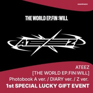 ATEEZ - THE WORLD EP.FIN : WILL (2ND FULL ALBUM) LUCKY GIFT EVENT Nolae