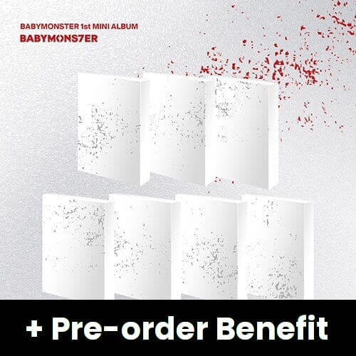 BABYMONSTER - BABYMONS7ER (1ST MINI ALBUM) YG TAG ALBUM VER. SET + Pre-order Benefit Nolae
