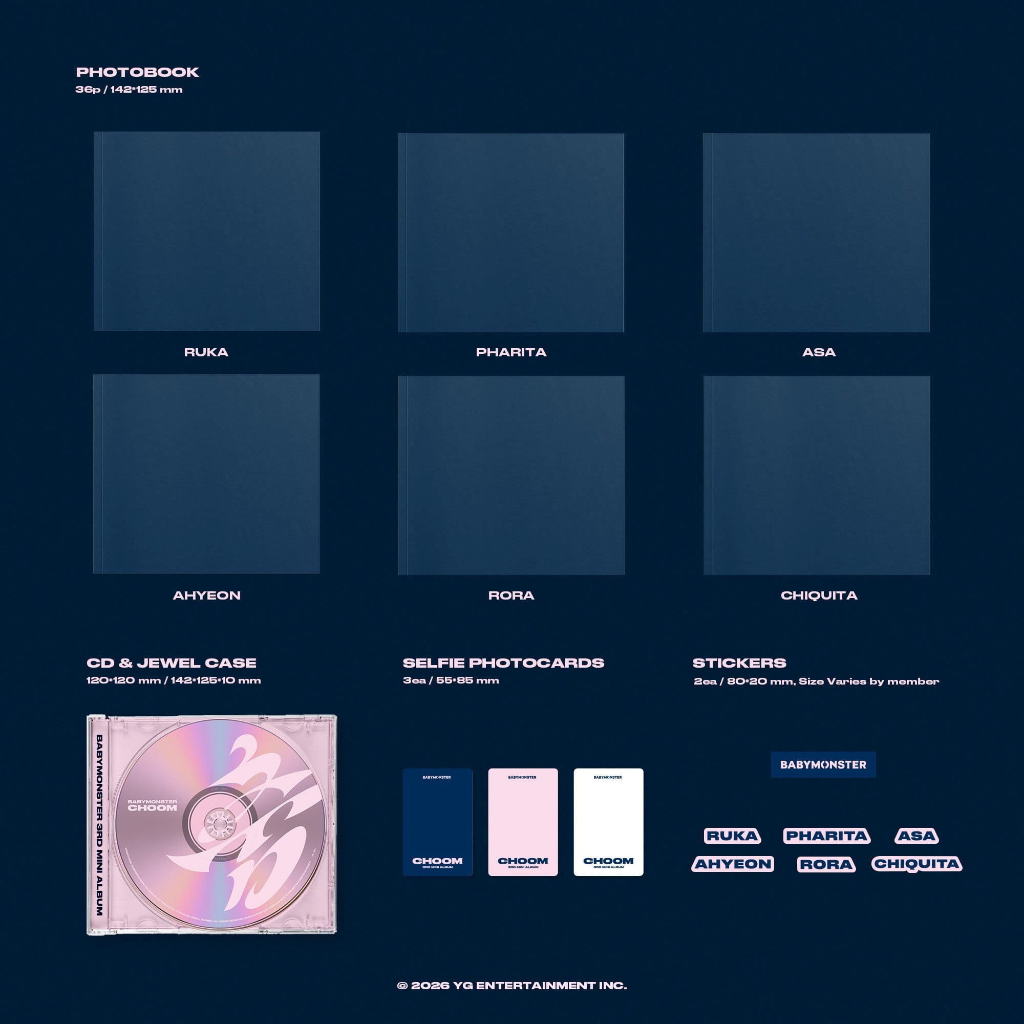 BABYMONSTER - CHOOM (JEWEL VER.) Nolae