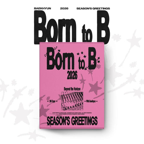 BAEKHYUN (EXO) - 2026 SEASON'S GREETINGS (BORN TO B) + Extra Photocard Nolae