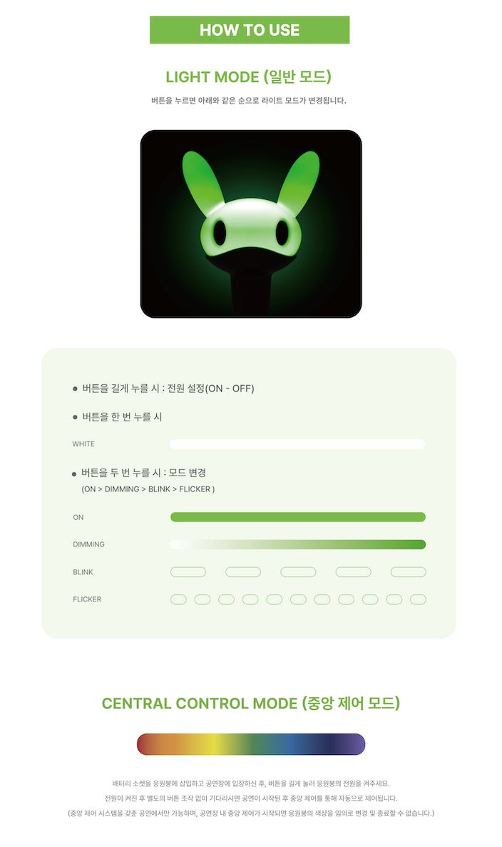 BANG&JUNG&YOO&MOON (B.A.P) X NEW MATOKI - OFFICIAL LIGHT STICK Nolae