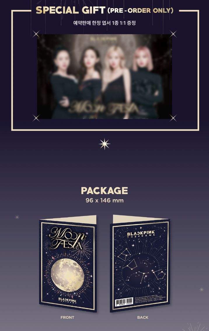 BLACKPINK - THE GAME COUPON CARD COLLECTION (MOON FESTA) Nolae