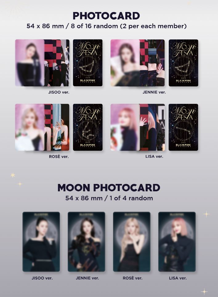 BLACKPINK - THE GAME COUPON CARD COLLECTION (MOON FESTA) Nolae