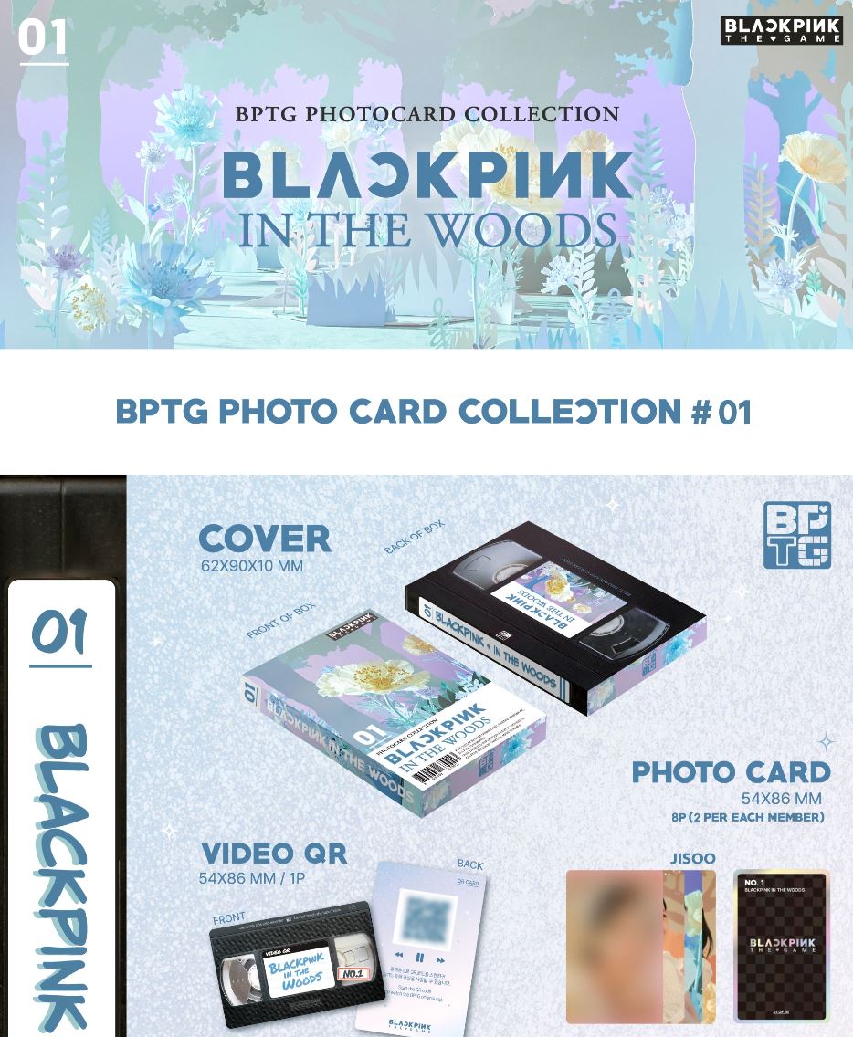 BLACKPINK - THE GAME PHOTOCARD COLLECTION 1/2 + Extra Photocard Nolae