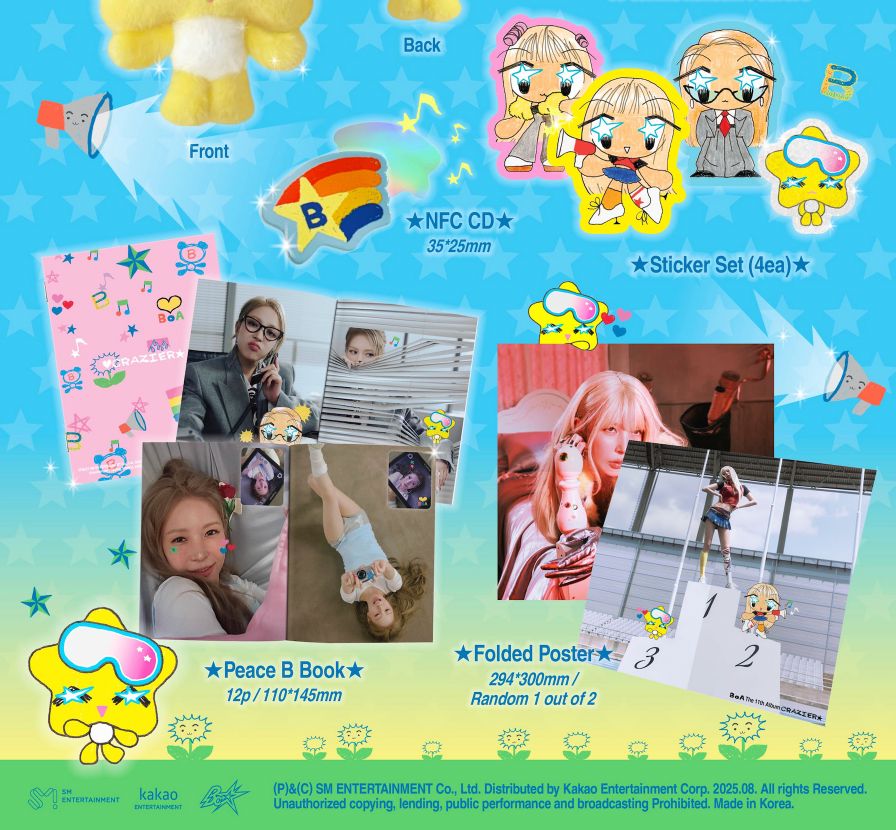 BOA - CRAZIER (PEACE B VER.) (SMART ALBUM) Nolae