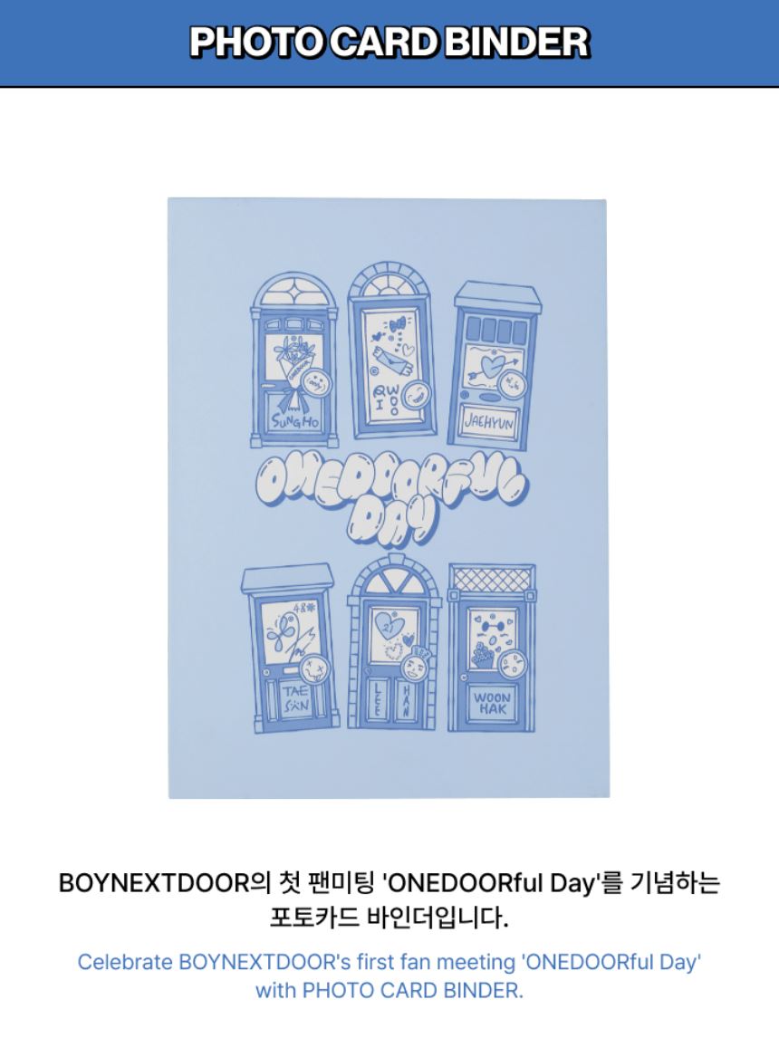 BOYNEXTDOOR - 2024 FAN MEETING 'ONEDOORful Day' MD Nolae