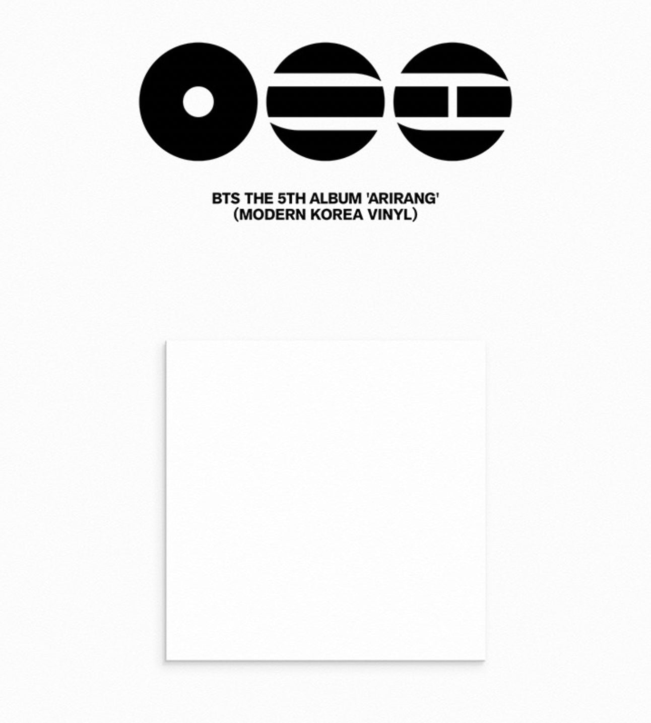 BTS - ARIRANG (MODERN KOREA VINYL)