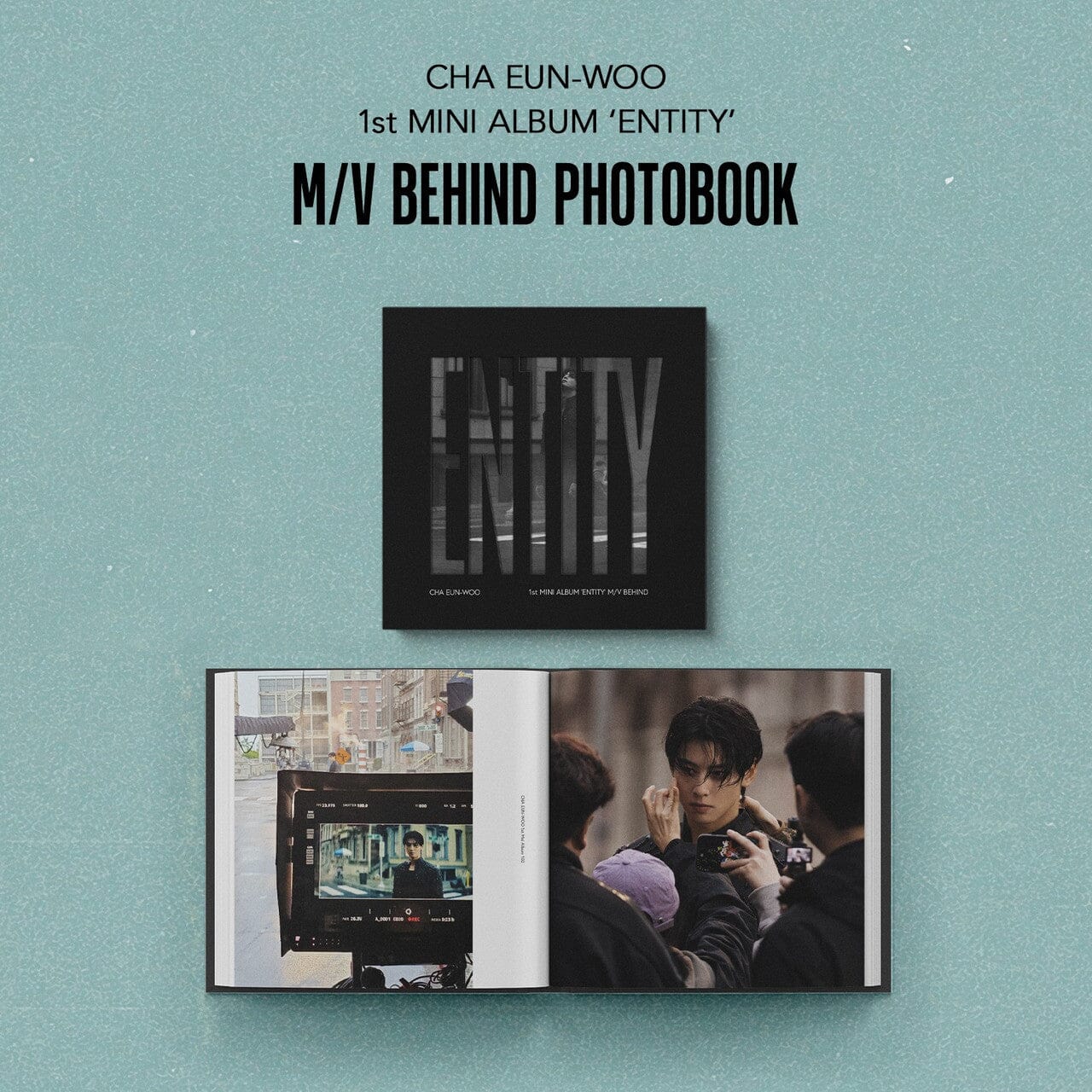 CHA EUN-WOO - 1ST MINI ALBUM 'ENTITY' M/V BEHIND PHOTOBOOK (OFFICIAL MD) Nolae