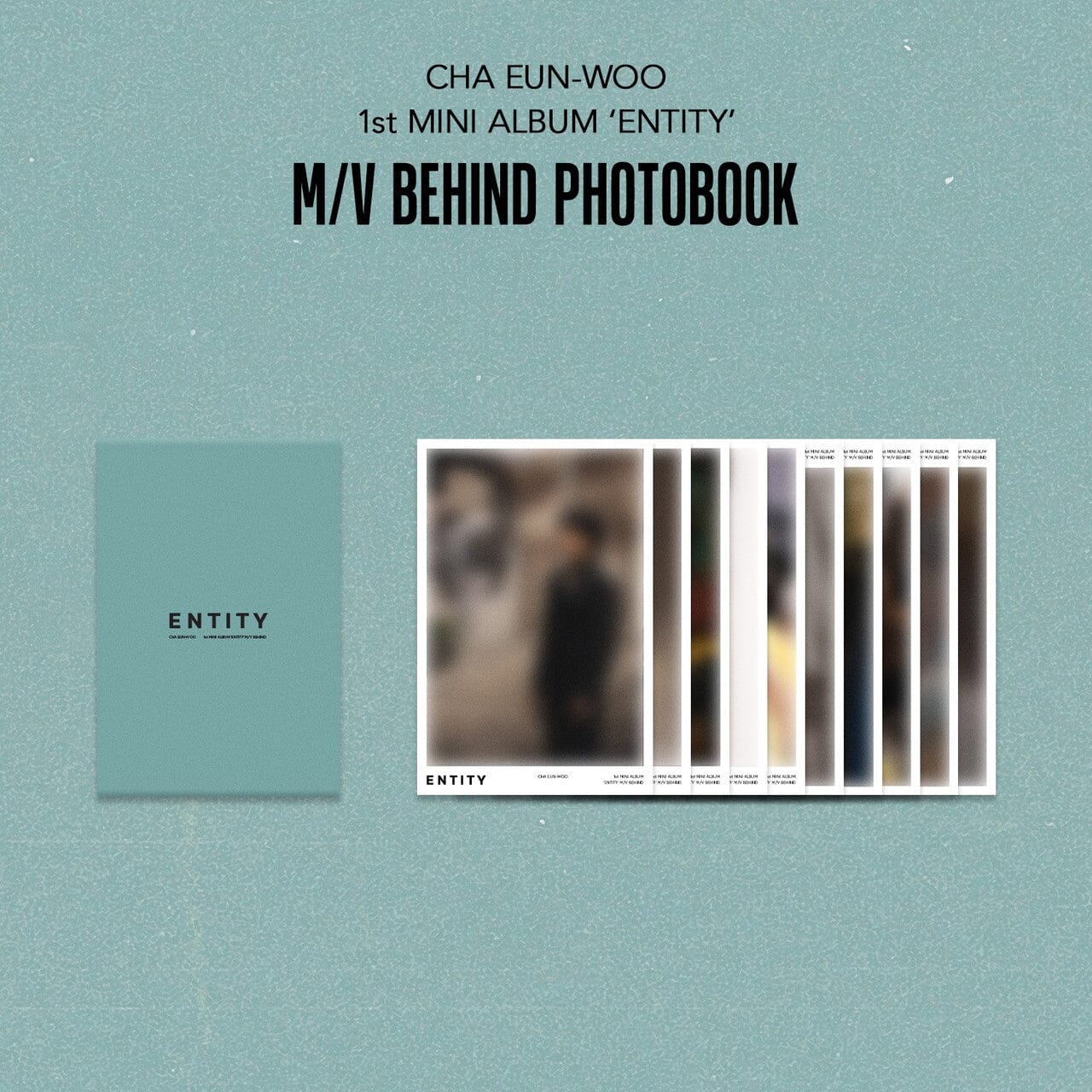 CHA EUN-WOO - 1ST MINI ALBUM 'ENTITY' M/V BEHIND PHOTOBOOK (OFFICIAL MD) Nolae