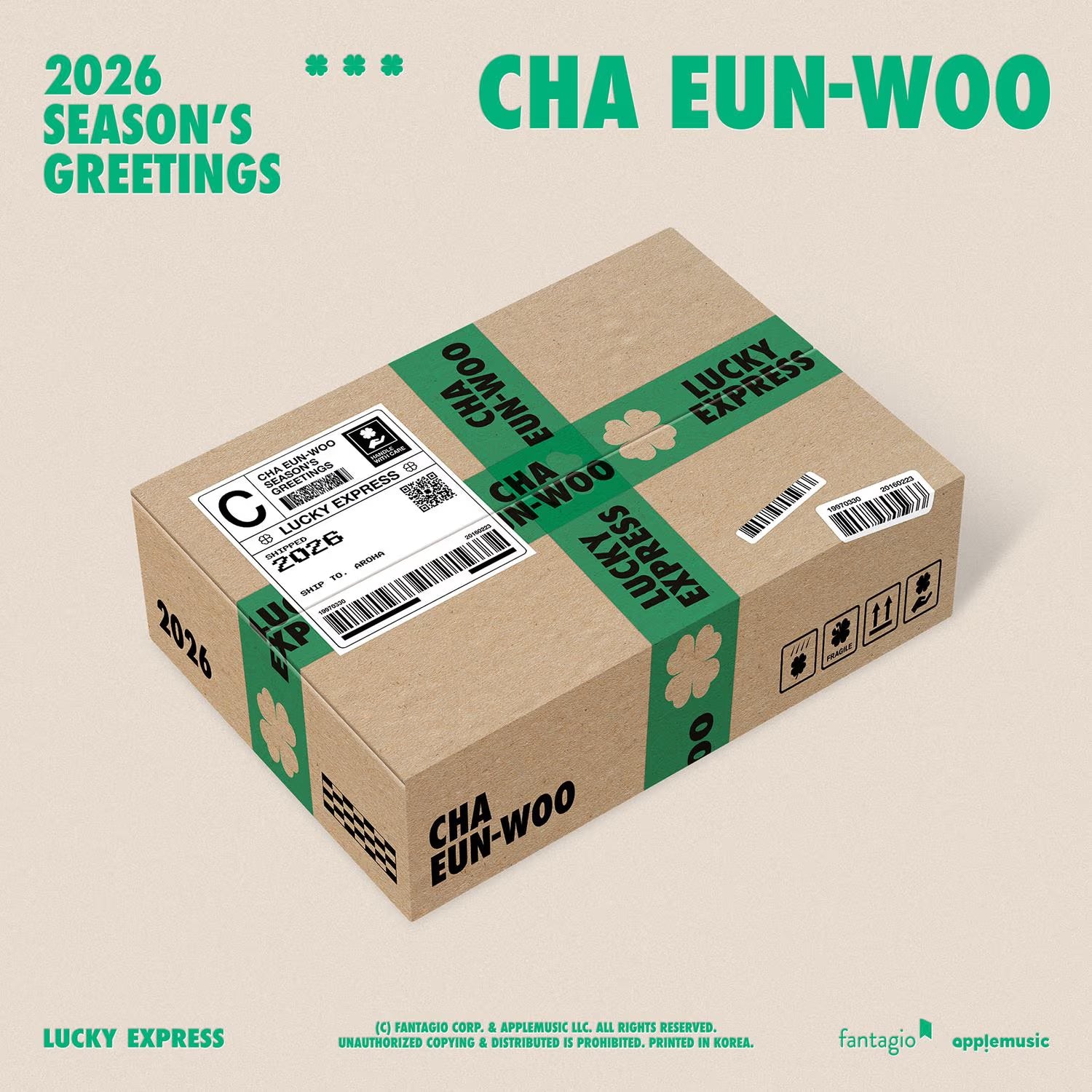 CHA EUN WOO (ASTRO) - 2026 SEASON’S GREETINGS (LUCKY EXPRESS) Nolae