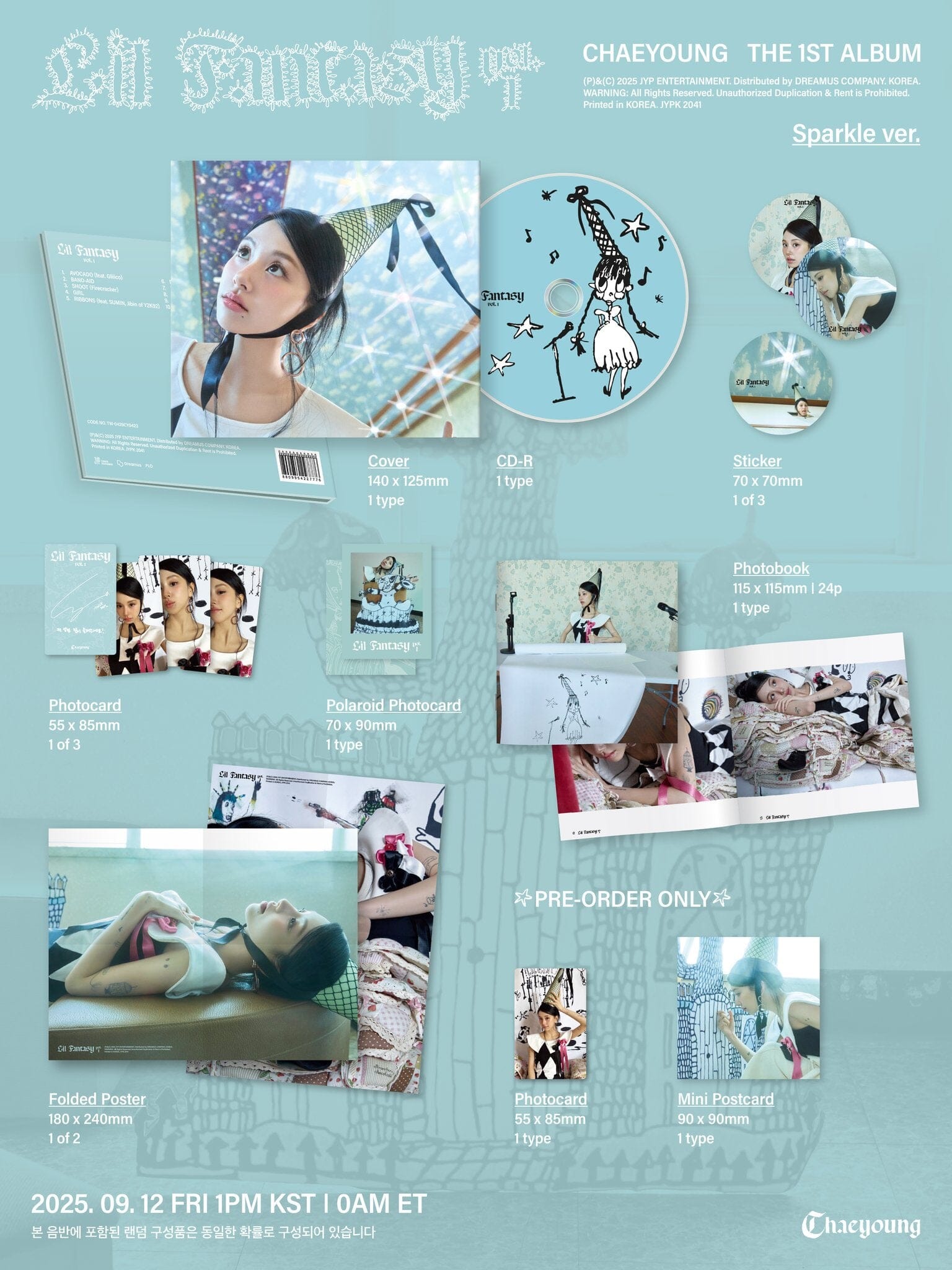 CHAEYOUNG (TWICE) - LIL FANTASY VOL.1 (SPARKLE VER.)