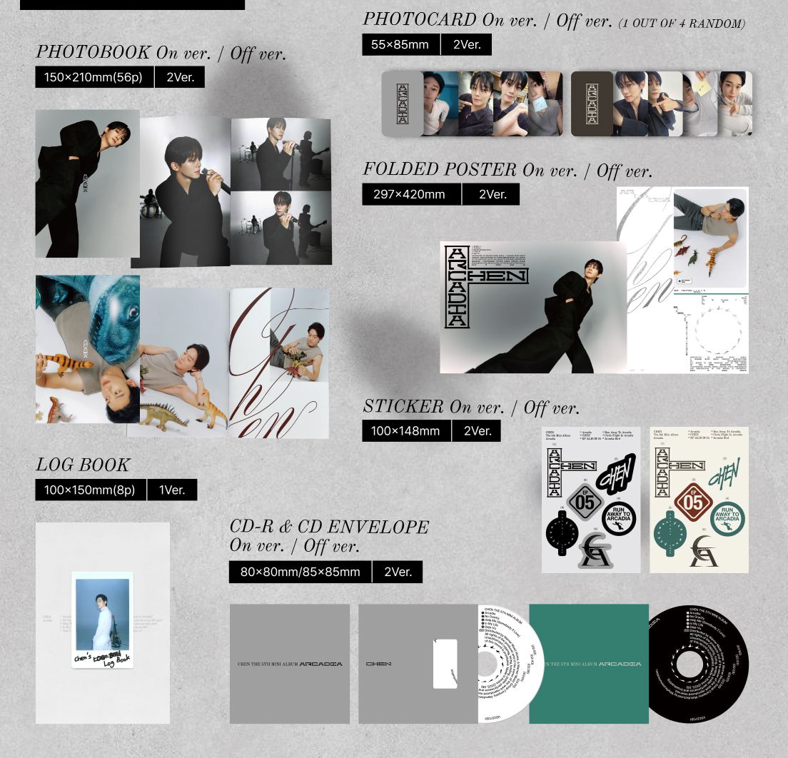 CHEN (EXO) - ARCADIA (PHOTOBOOK VER.)