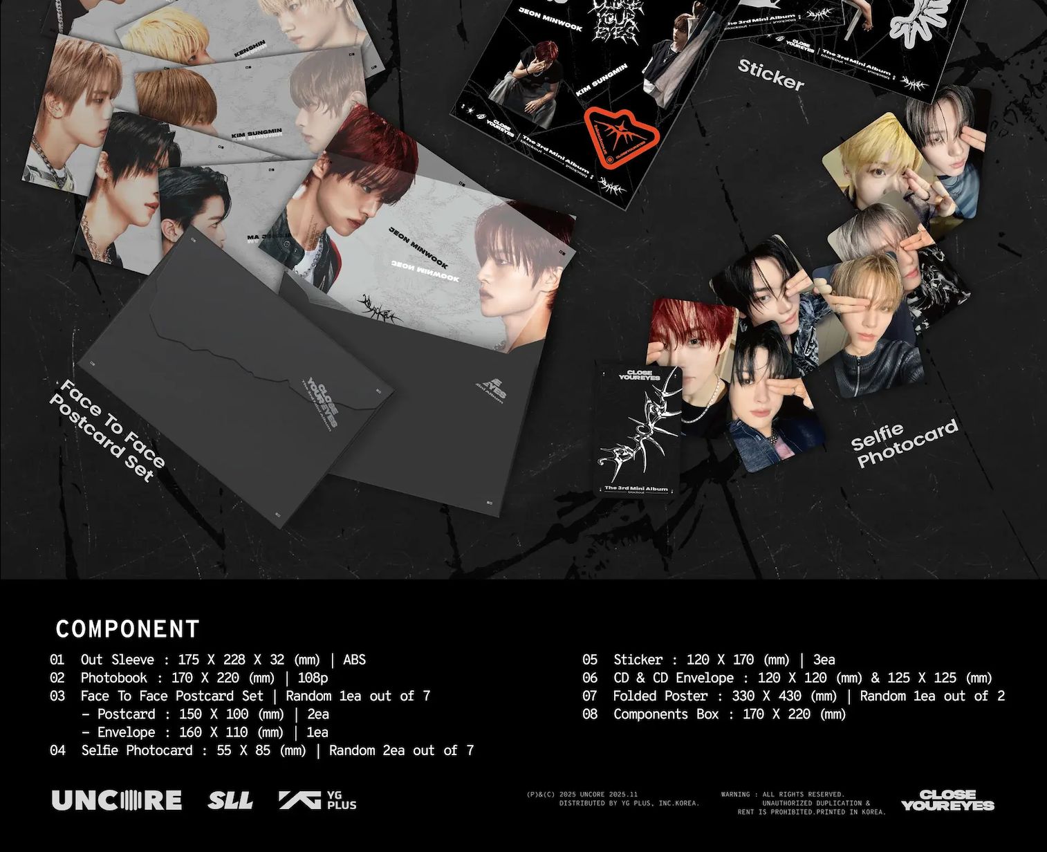 CLOSE YOUR EYES - BLACKOUT (BLACKOUT VER.) SIGNED Nolae