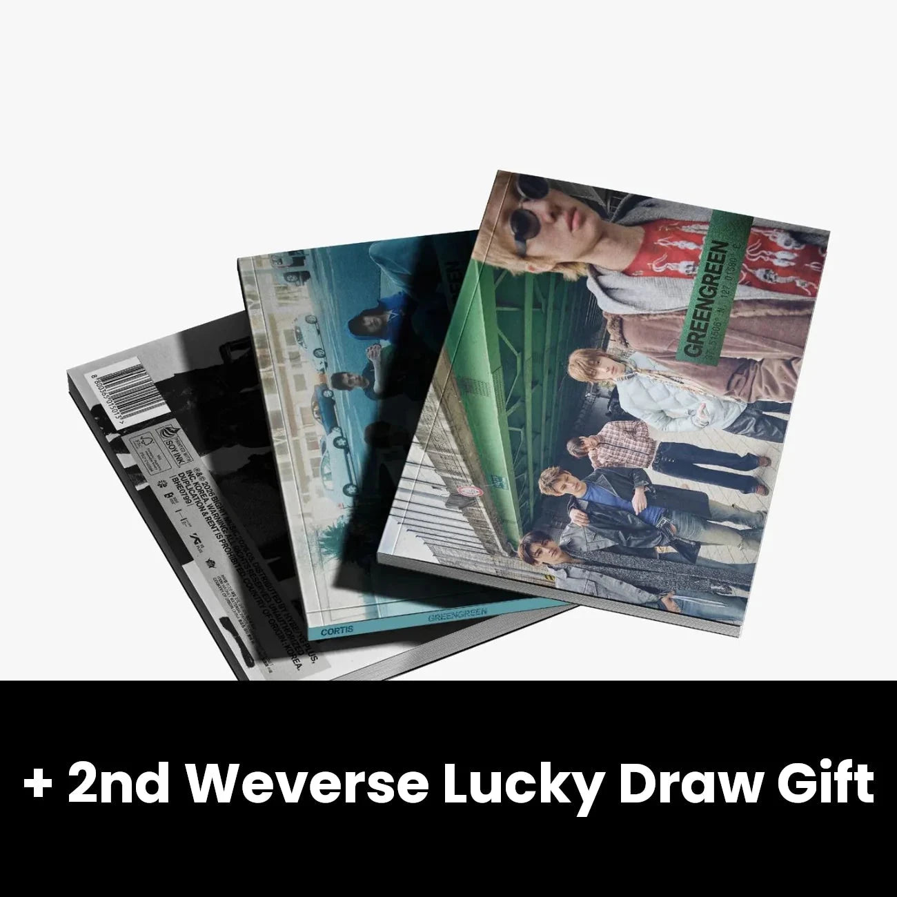 CORTIS - GREENGREEN + 2nd Weverse Lucky Draw Gift Nolae