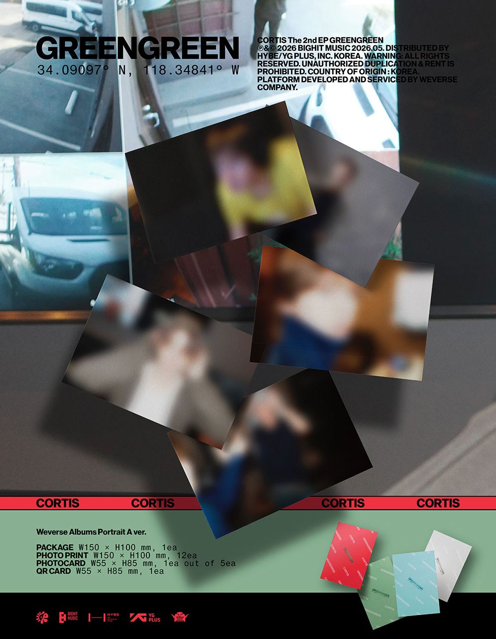 CORTIS - GREENGREEN (WEVERSE ALBUMS VER.) Nolae