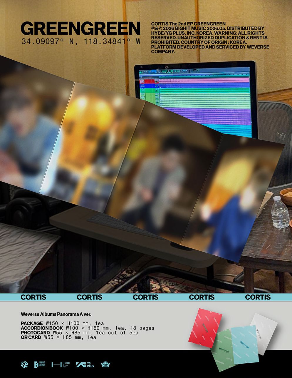 CORTIS - GREENGREEN (WEVERSE ALBUMS VER.) Nolae