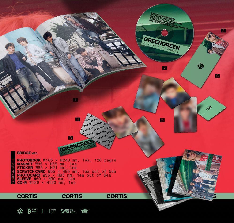 CORTIS - GREENGREEN + Weverse Gift Nolae