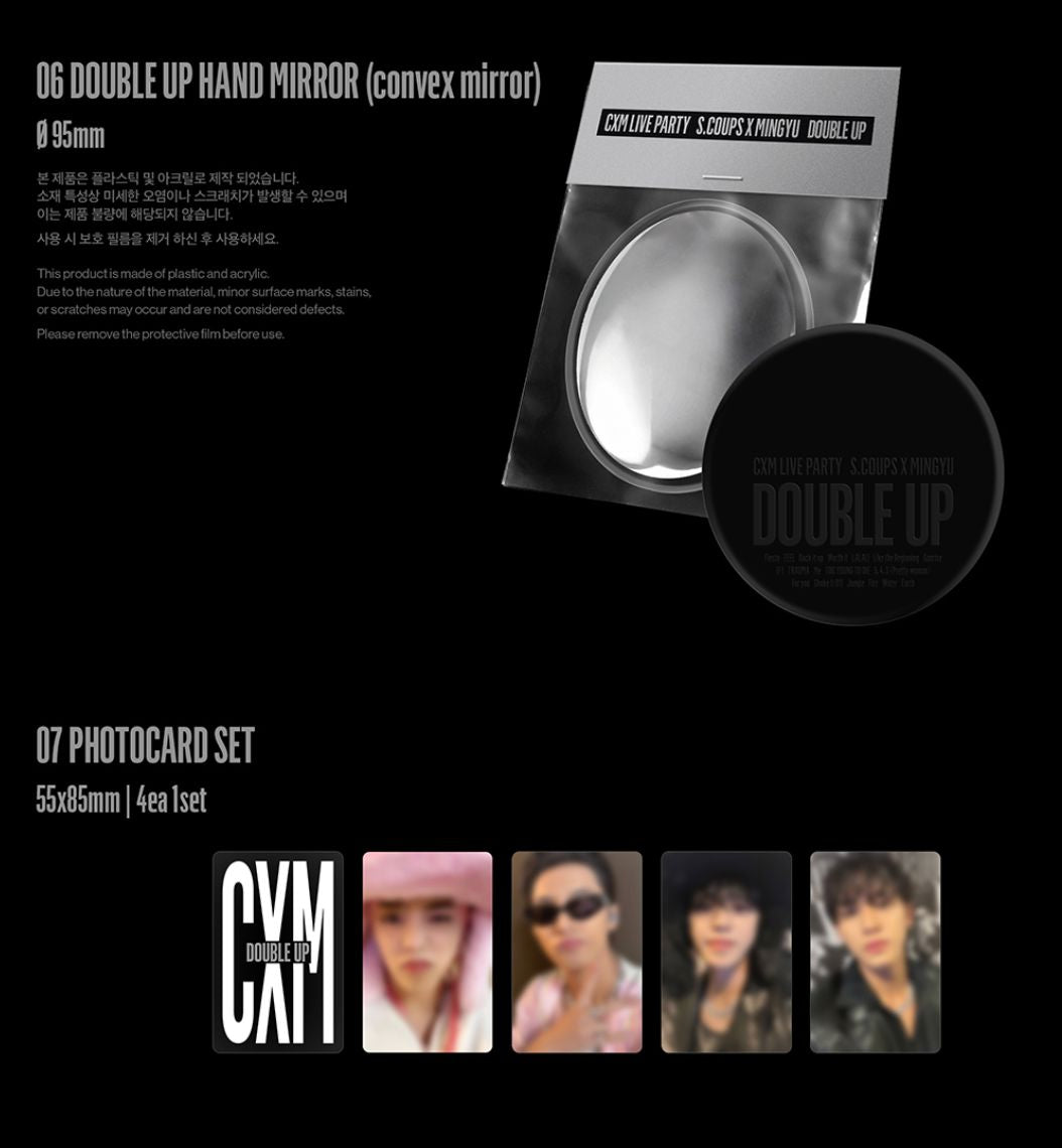 CXM (SEVENTEEN) - DOUBLE UP (LIVE PARTY DC) + Instant Photo Set Nolae