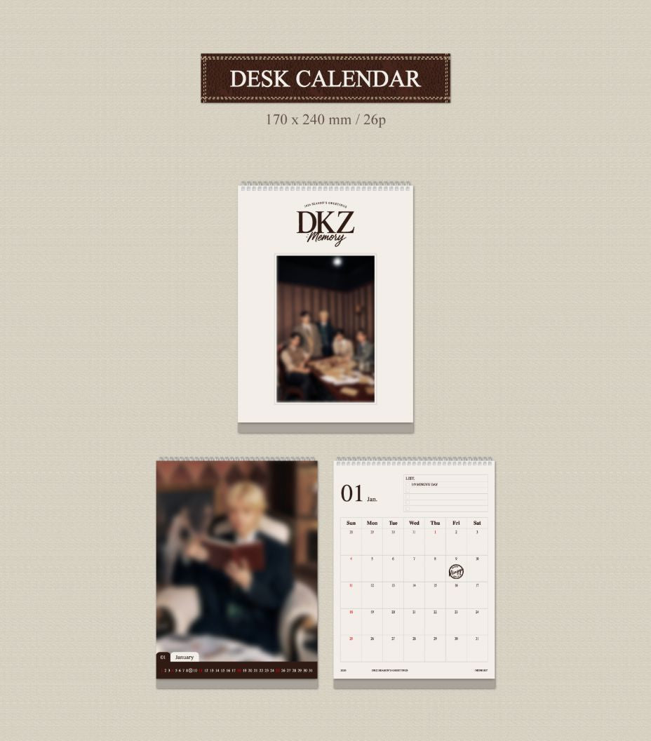 DKZ - 2026 SEASON'S GREETINGS (DKZ : MEMORY) + Extra Photocard Nolae