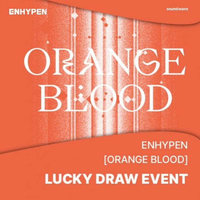 ENHYPEN - ORANGE BLOOD (5TH MINI ALBUM) ENGENE VER. LUCKY DRAW Nolae