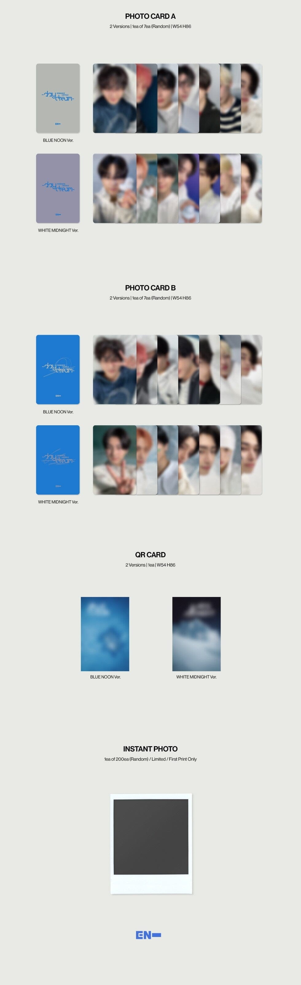 ENHYPEN - ROMANCE : UNTOLD - DAYDREAM (SET) + WEVERSE GIFT Nolae