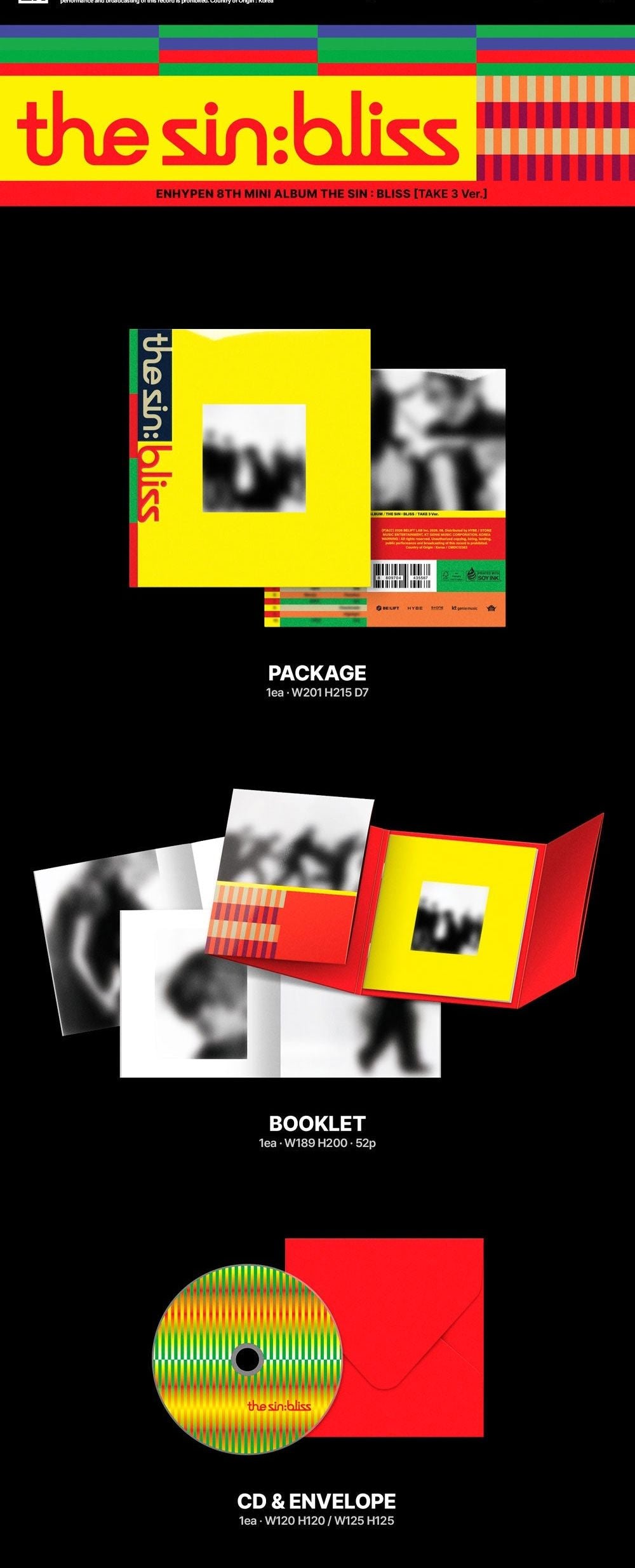 ENHYPEN - THE SIN: BLISS + APPLE MUSIC GIFT Nolae