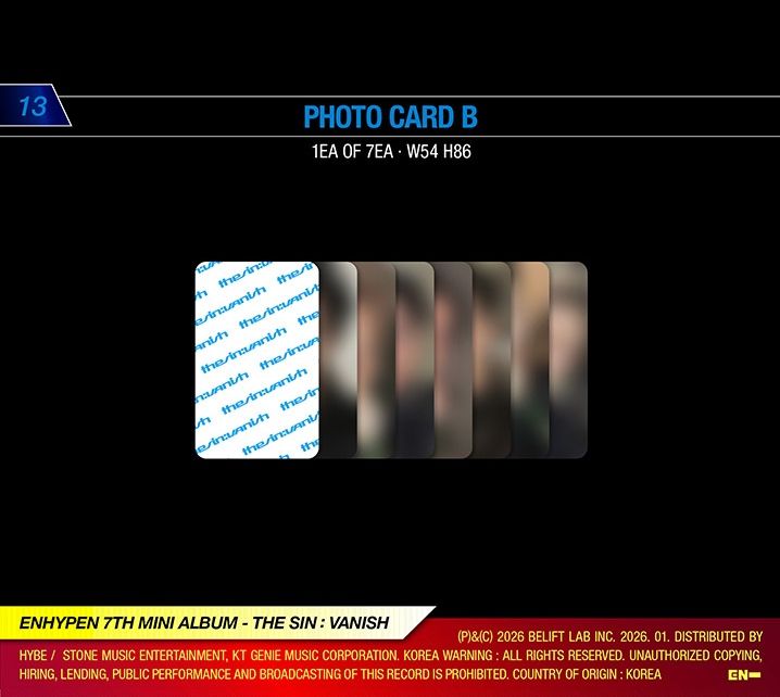 ENHYPEN - THE SIN: VANISH Nolae