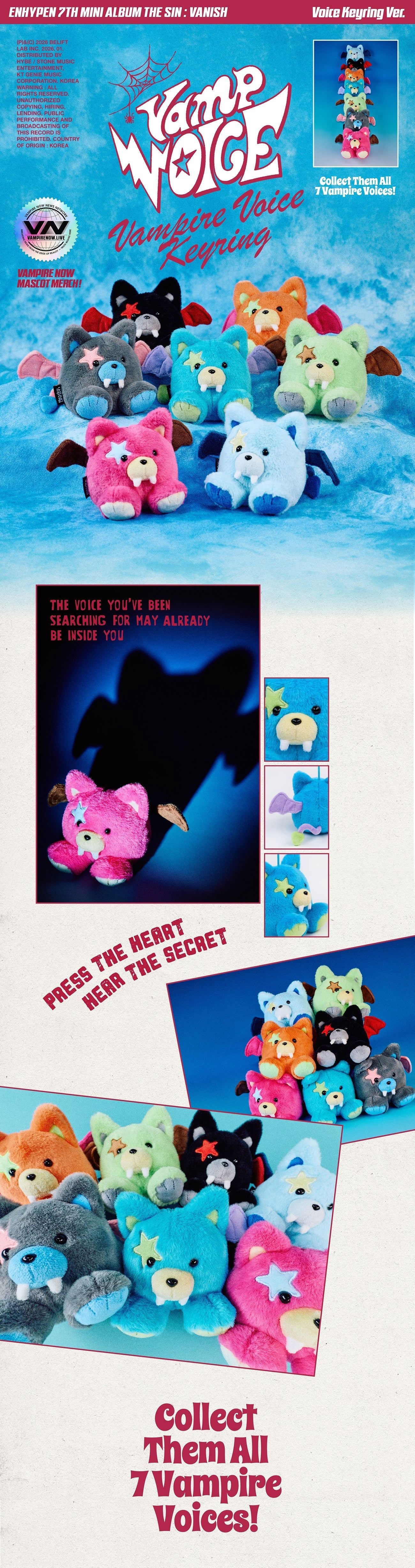 ENHYPEN - THE SIN: VANISH (VOICE KEYRING VER.) Nolae