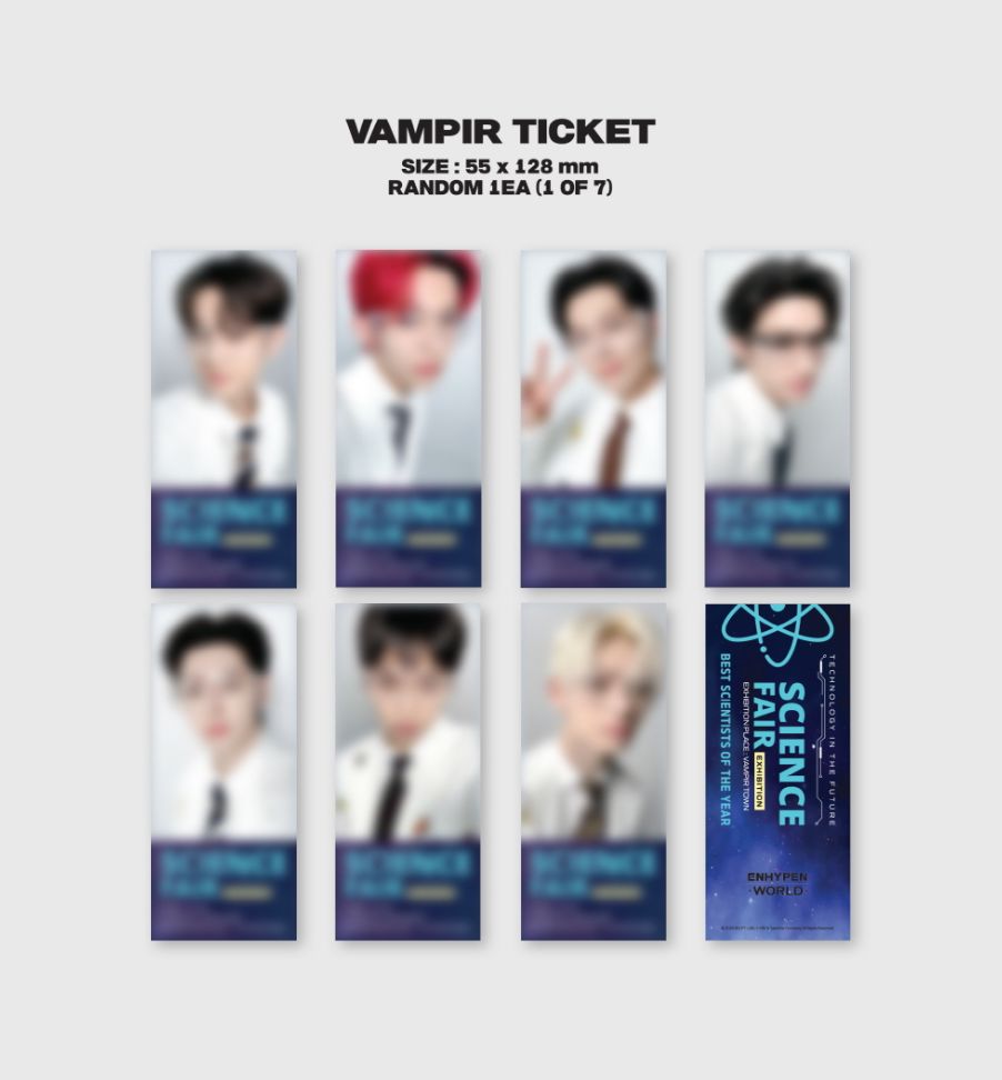 ENHYPEN - WORLD COUPON CARD COLLECTION (SCIENTIST VER.) Nolae