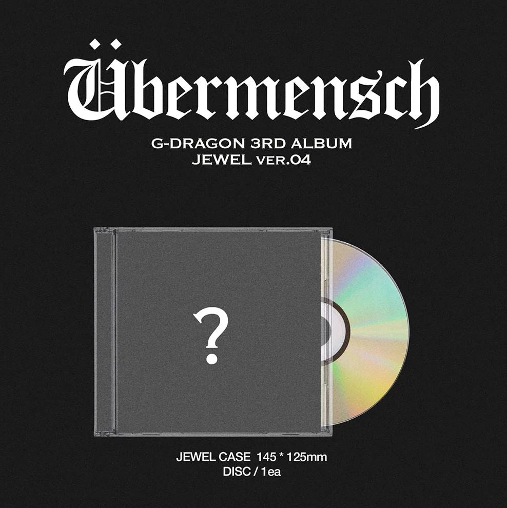 G-DRAGON - ÜBERMENSCH (JEWEL VER.) + Aladin Photocard Nolae