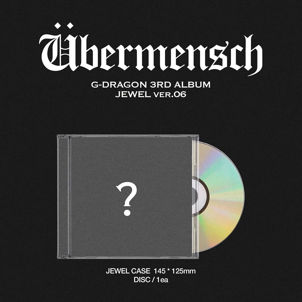 G-DRAGON - ÜBERMENSCH (JEWEL VER.) + Apple Music Photocard Nolae