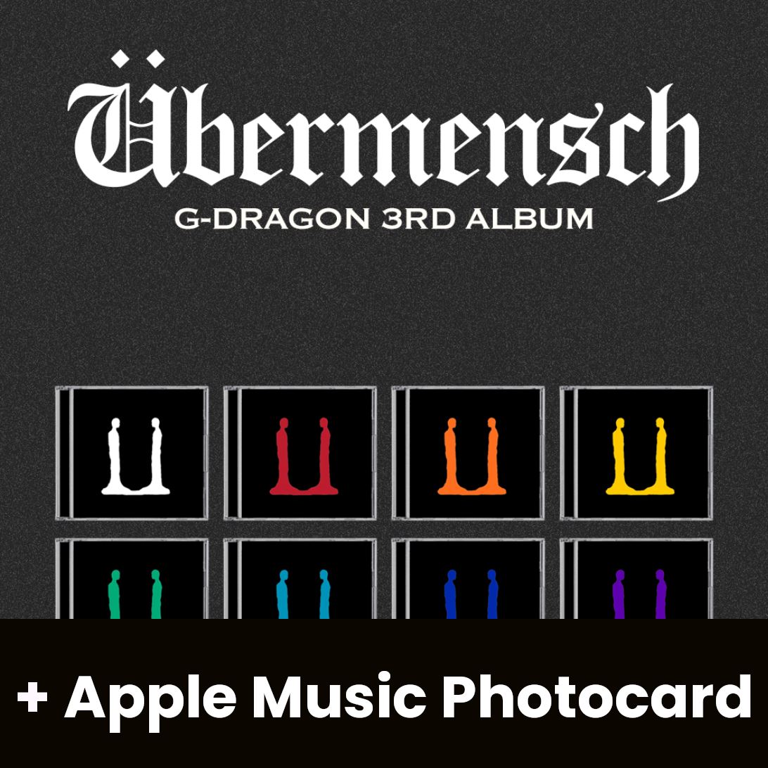 G-DRAGON - ÜBERMENSCH (JEWEL VER.) + Apple Music Photocard Nolae