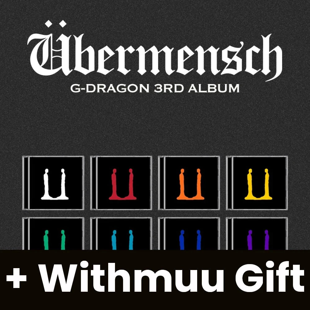 G-DRAGON - ÜBERMENSCH (JEWEL VER.) + Withmuu Gift Nolae