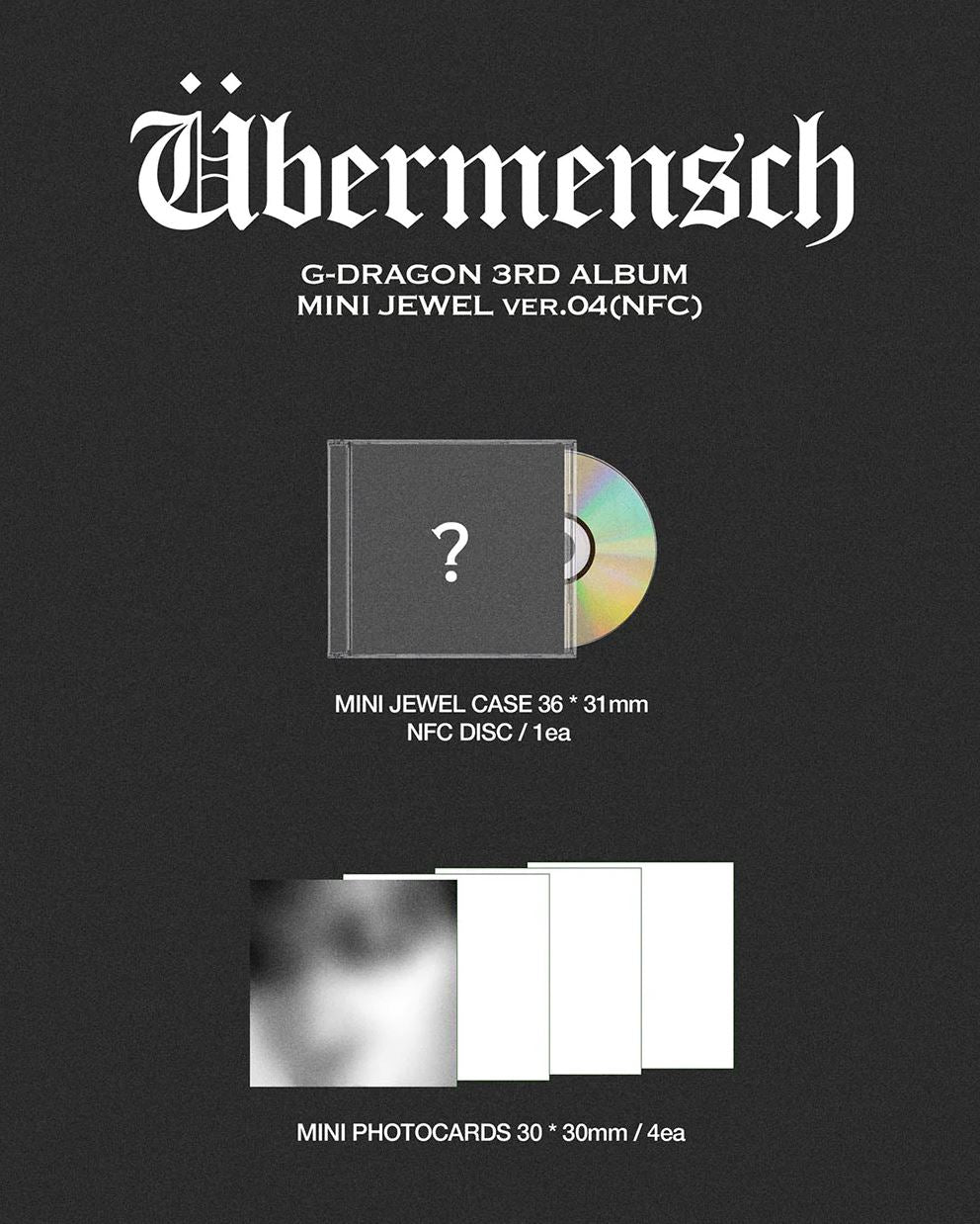 G-DRAGON - ÜBERMENSCH (MINI JEWEL VER.) Nolae