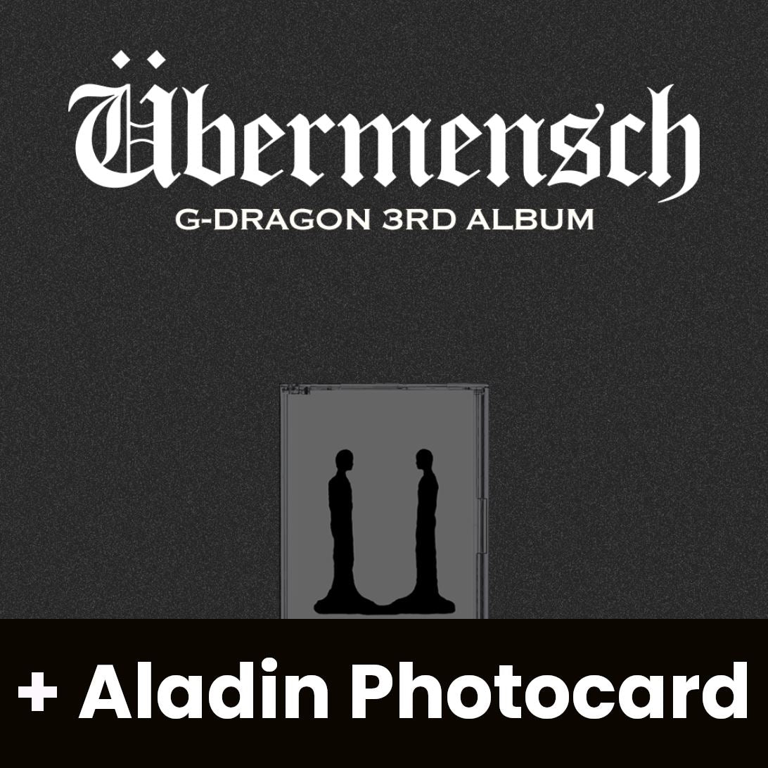 G-DRAGON - ÜBERMENSCH (PHOTOCARD ALBUM VER.) + Aladin Photocard Nolae