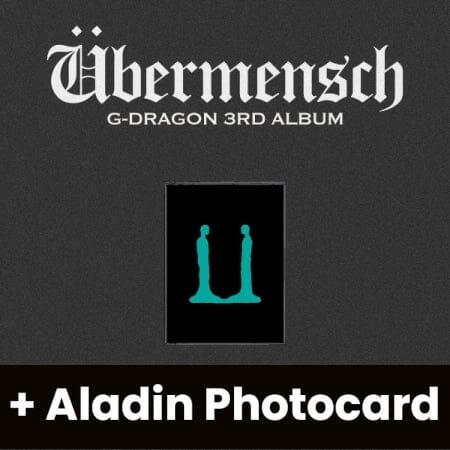 G-DRAGON - ÜBERMENSCH (PHOTOCARD ALBUM VER.) + Aladin Photocard Nolae