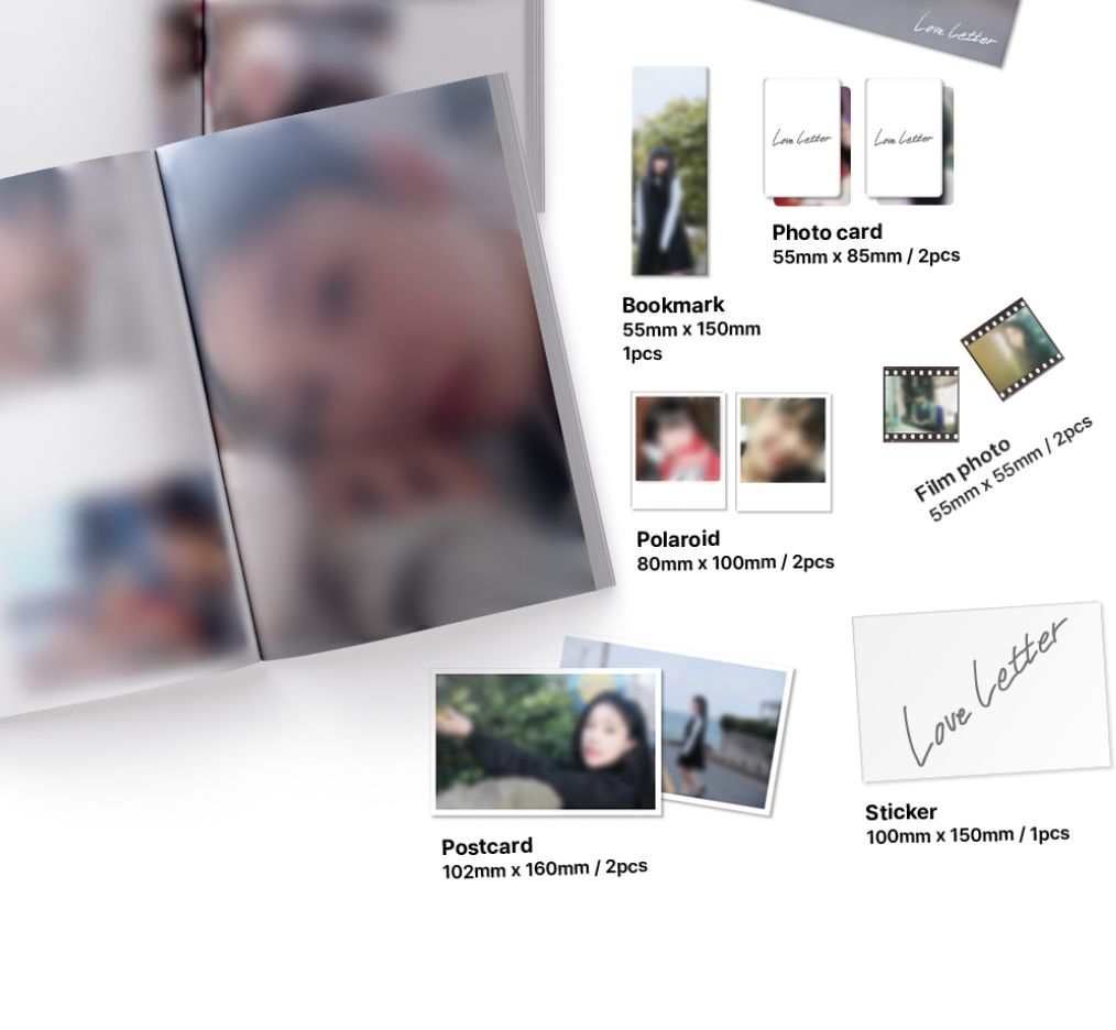 GAHYUN (DREAMCATCHER) - PHOTOBOOK (LOVE LETTER) Nolae