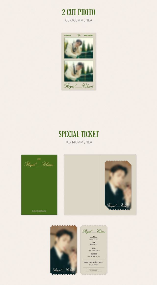 HA SUNG WOON - 2025 SEASON'S GREETINGS (ROYAL CLASSiC) Nolae