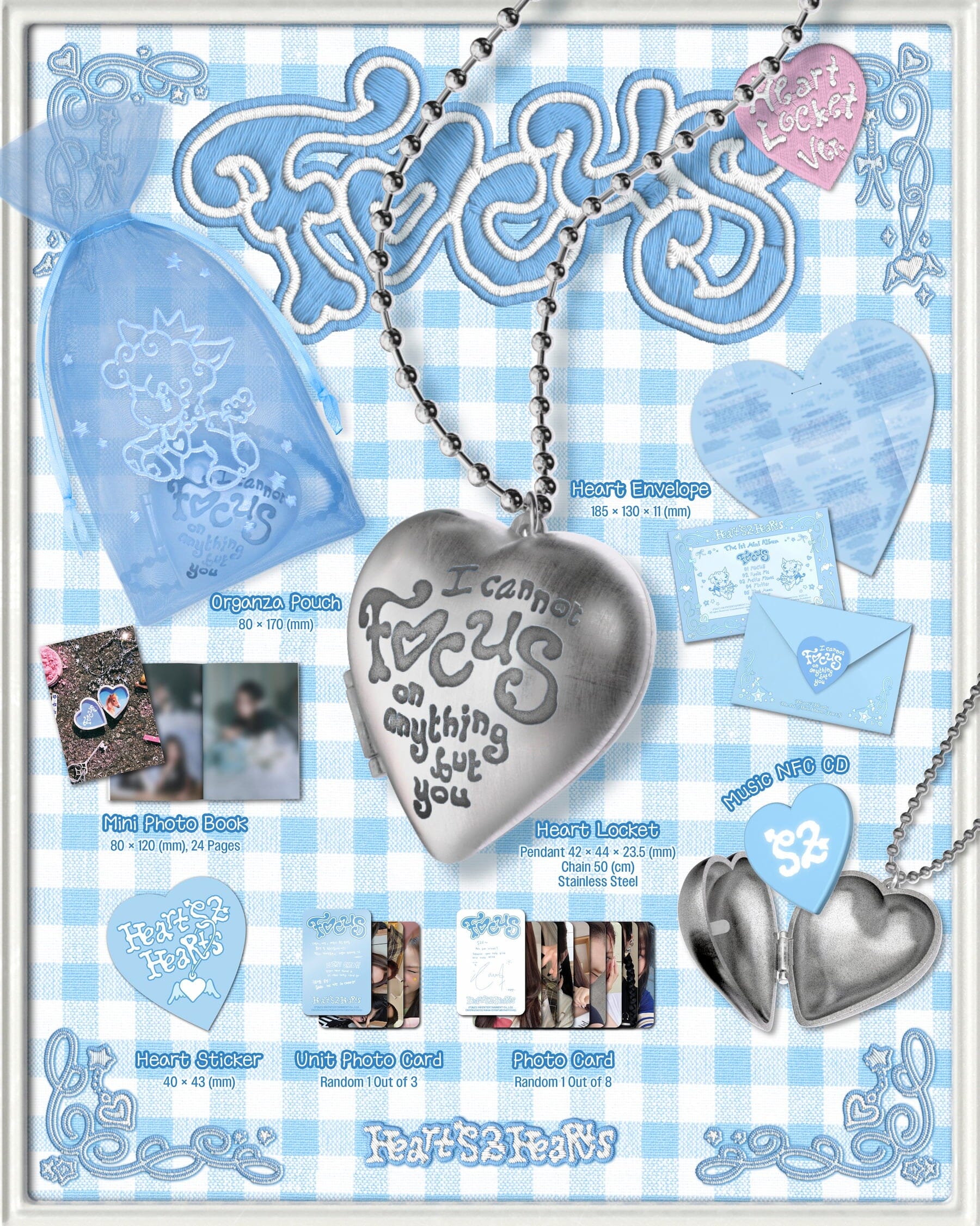 HEARTS2HEARTS - FOCUS (HEART LOCKET VER.)