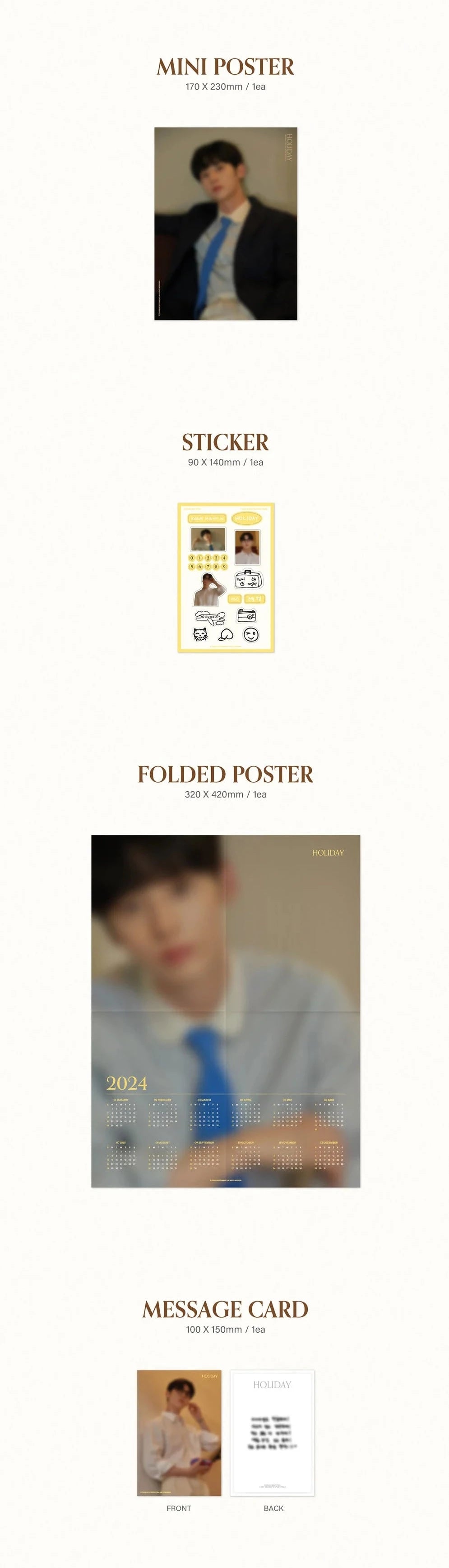 HWANG MIN HYUN - 2024 SEASON’S GREETINGS "HOLIDAY" Nolae