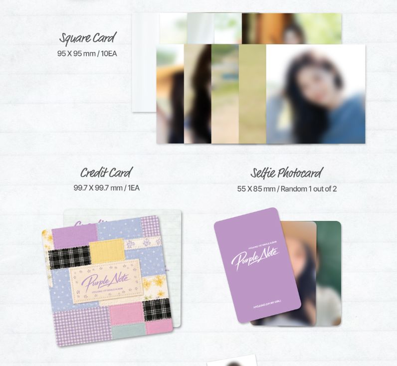 HYOJUNG (OH MY GIRL) - PURPLE NOTE (KIT VER.) Nolae