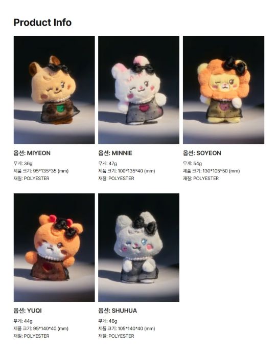 I-DLE - MININI DOLL & KEYRING ('WE ARE' OFFICIAL MD) Nolae