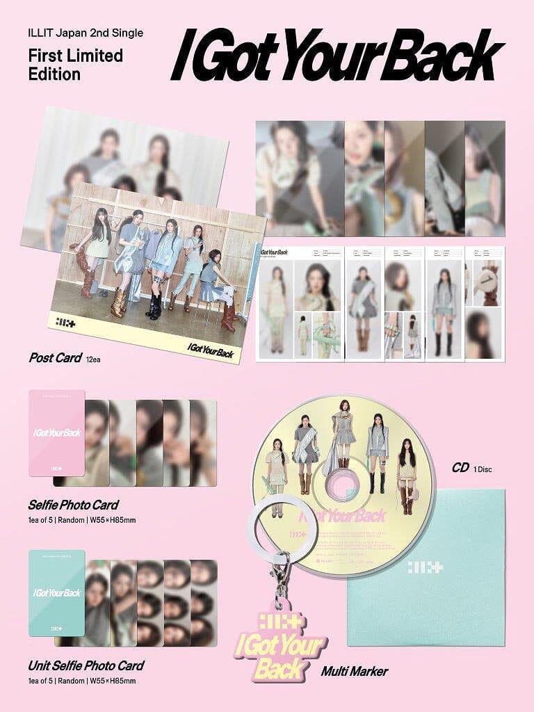 ILLIT - I GOT YOUR BACK (JAPAN 2ND SINGLE) + Weverse Gift
