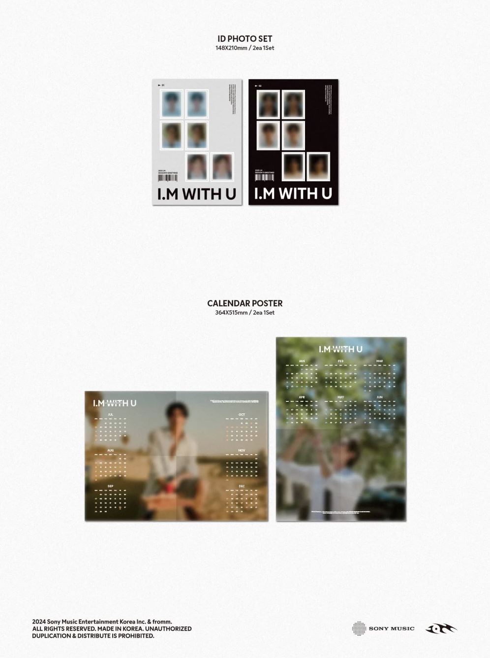 I.M (MONSTA X) - 2025 SEASON'S GREETINGS (I.M WITH U) + fromm Photocard Nolae