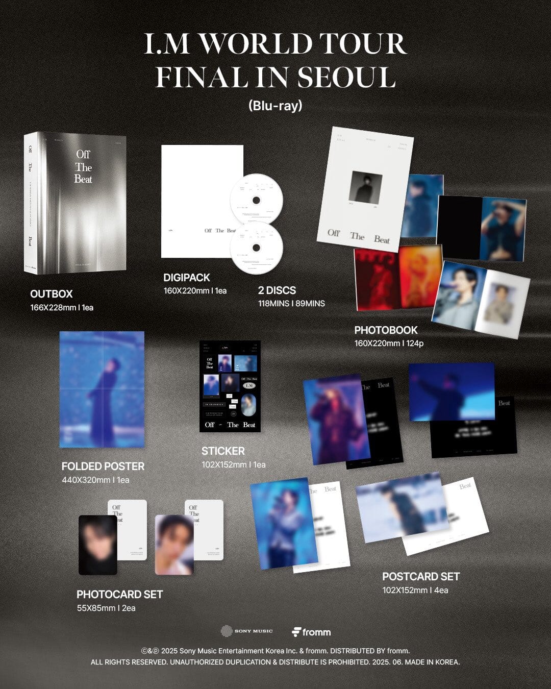 IM Off The Beat FINAL IN SEOUL 会場限定トレカ I.M (MONSTA X) - WORLD TOUR 'OFF THE BEAT' FINAL IN SEOUL (DVD & BLU-R