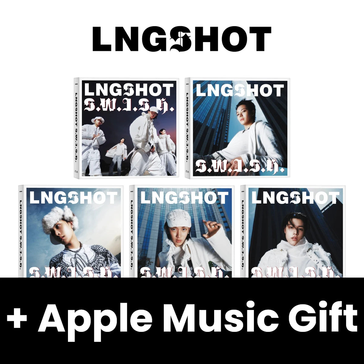 LNGSHOT - S.W.I.S.H. (STANDARD VER.) + Apple Music Gift
